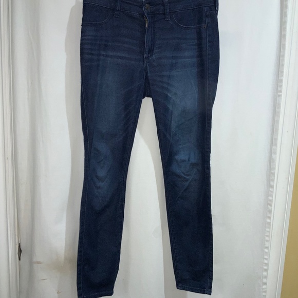 Abercrombie & Fitch jeans Sz 4S (27x 27) denim factory distressed msr - Picture 1 of 11